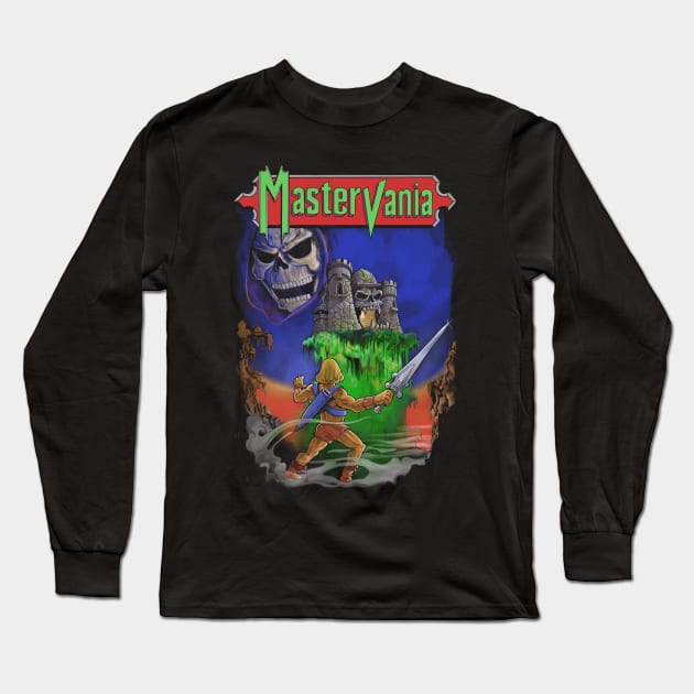 Mastervania Long Sleeve T-Shirt by Moi Escudero